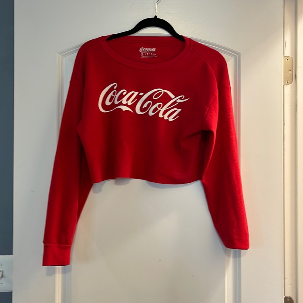 Coca Cola Large thermal red top nwot